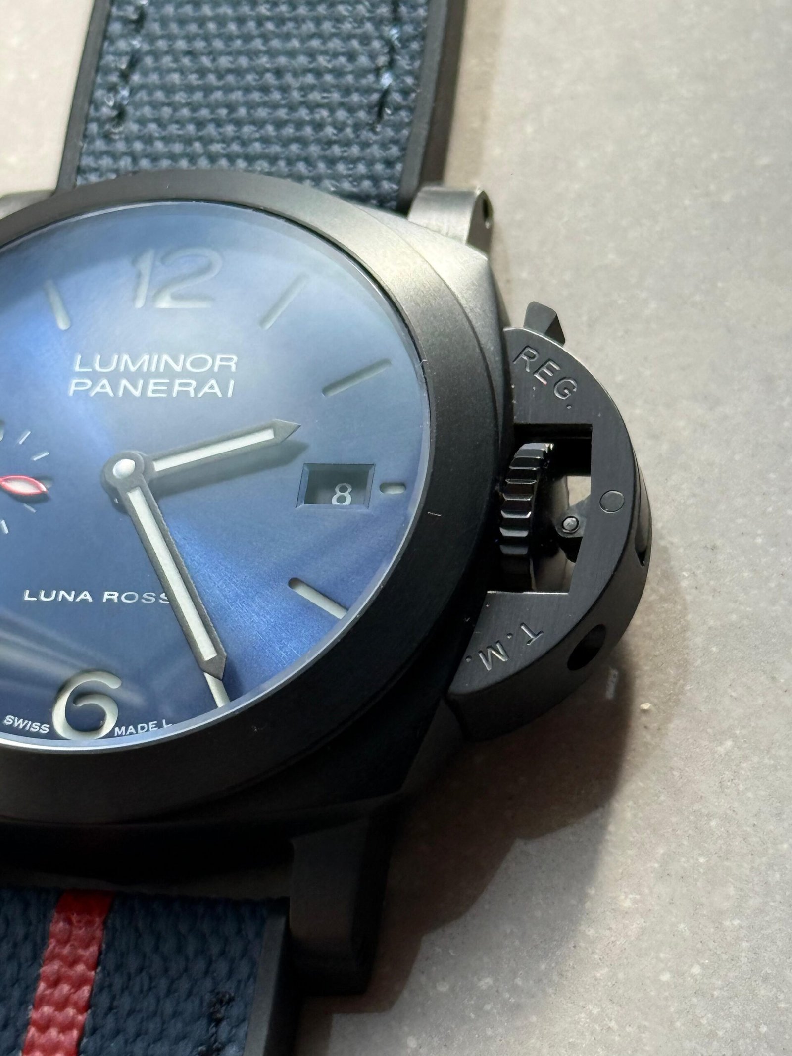 PAM1408 Z DLC VSF 1:1 Baest Edition Blue Dial on Blue Rubber Strap Asian P900 - Image 11