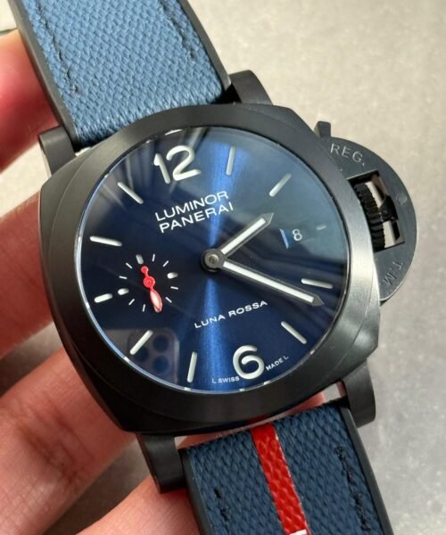 PAM1408 Z DLC VSF 1:1 Baest Edition Blue Dial on Blue Rubber Strap Asian P900 - Image 10
