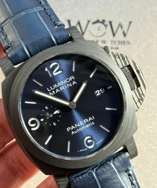 PAM1664 Carbotech VSF 1:1 Best Edition on Blue Leather Strap P.9010 - Image 9