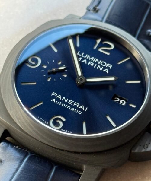 PAM1664 Carbotech VSF 1:1 Best Edition on Blue Leather Strap P.9010 - Image 5