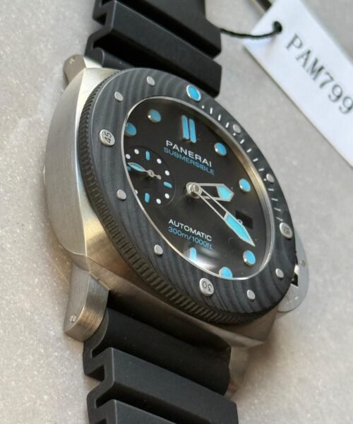 PAM799 Submersible BMG tech VSF 1:1 best edition on black rubber strap - Image 7