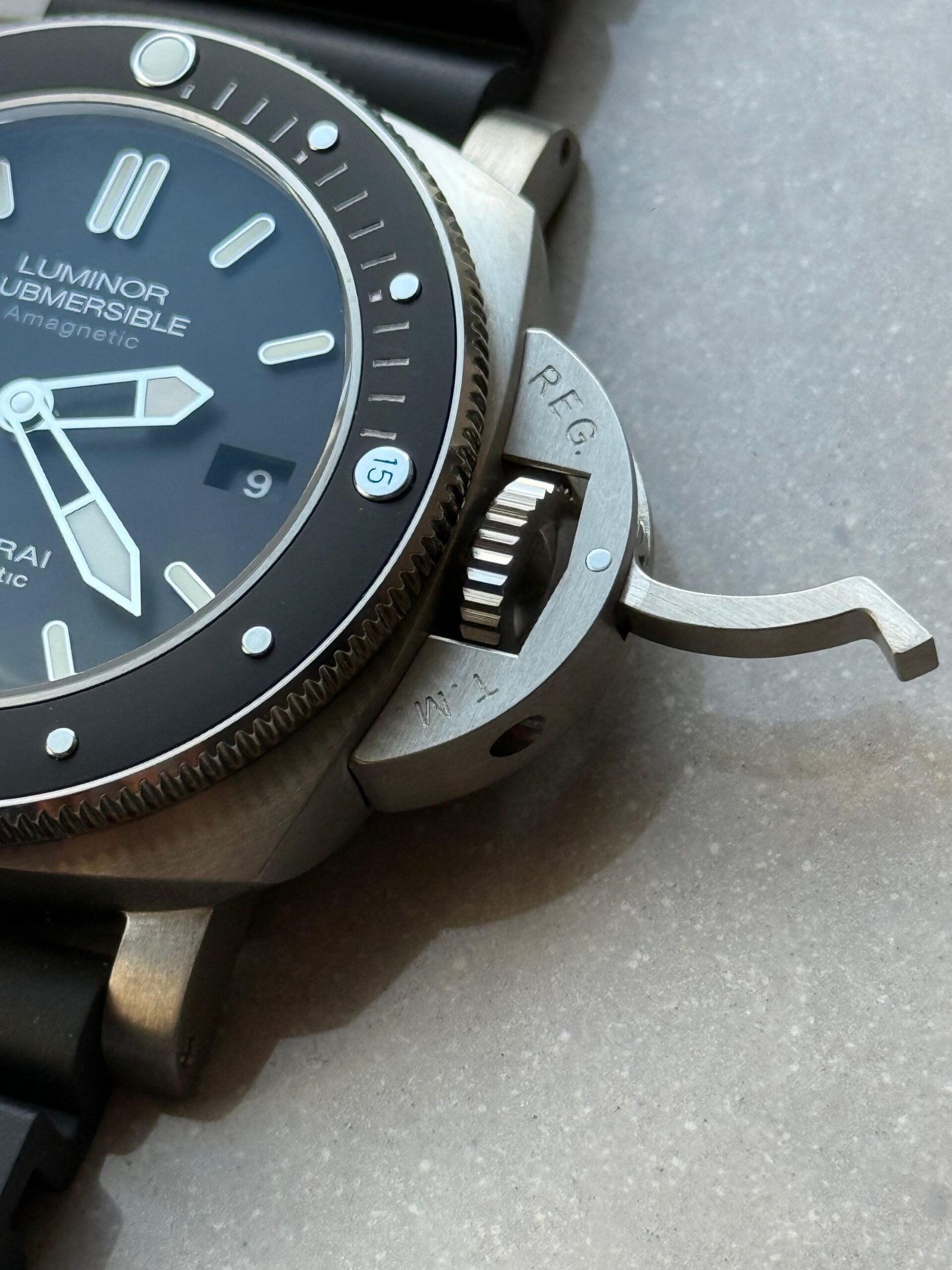 PAM 1389 TITANIUM VSF rubber strap A7750 - Image 11
