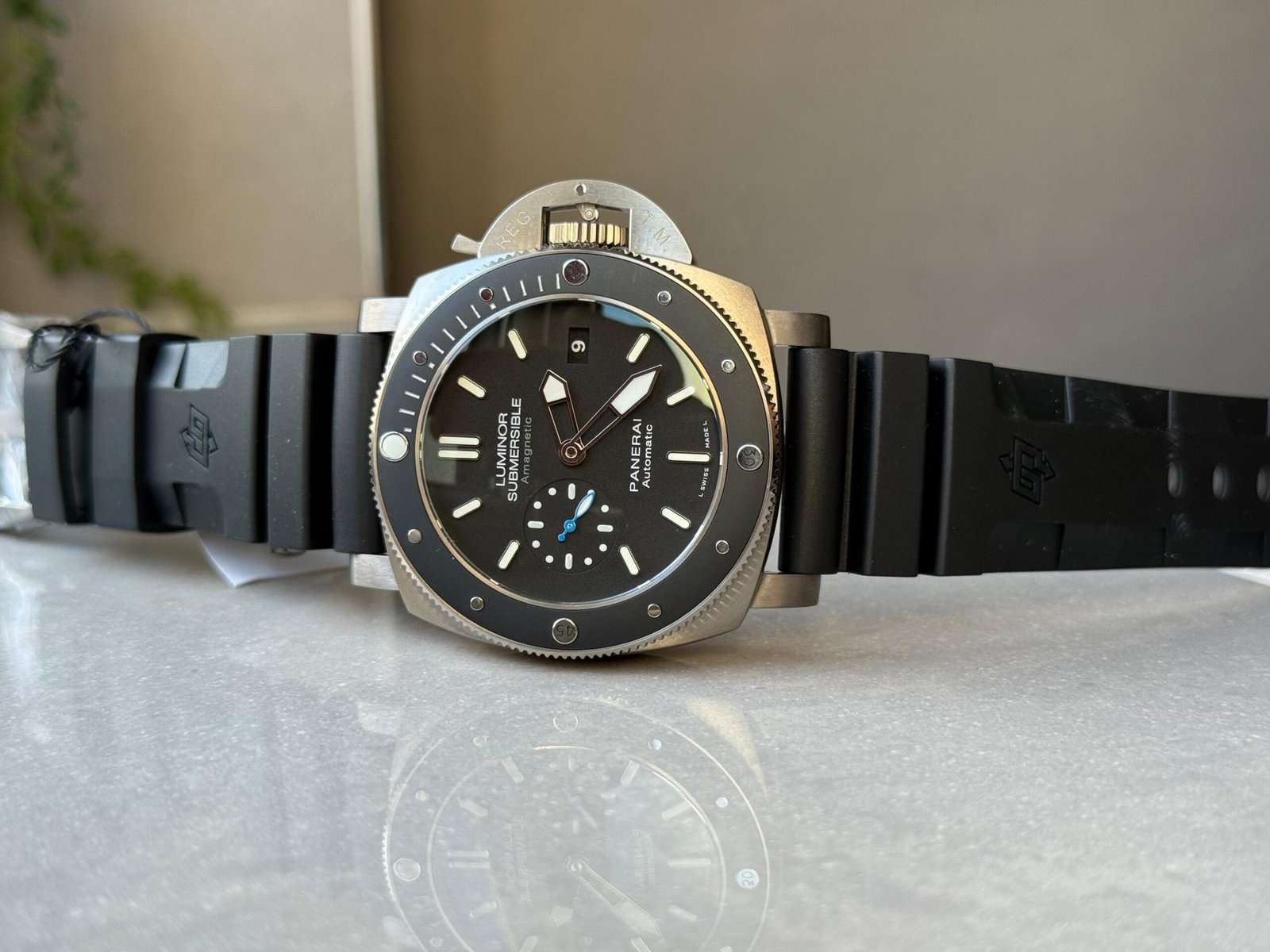 PAM 1389 TITANIUM VSF rubber strap A7750 - Image 12