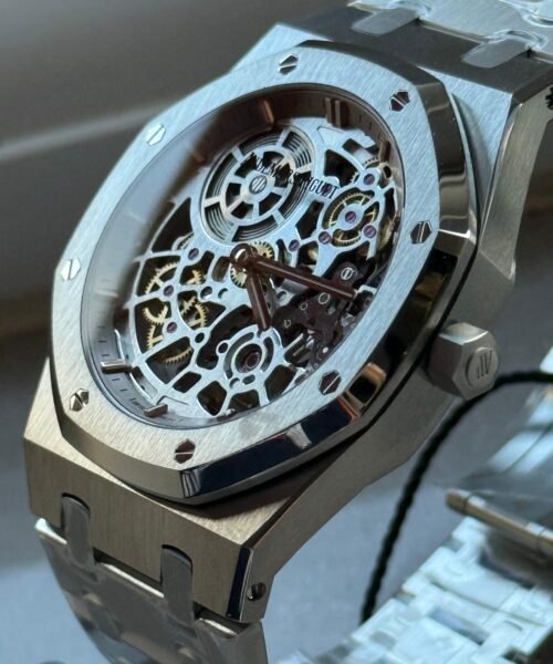 Royal Oak Openworked 16204 SS ZF 1:1 Best Edition Skeleton Dial on SS Bracelet A7124 - Image 9