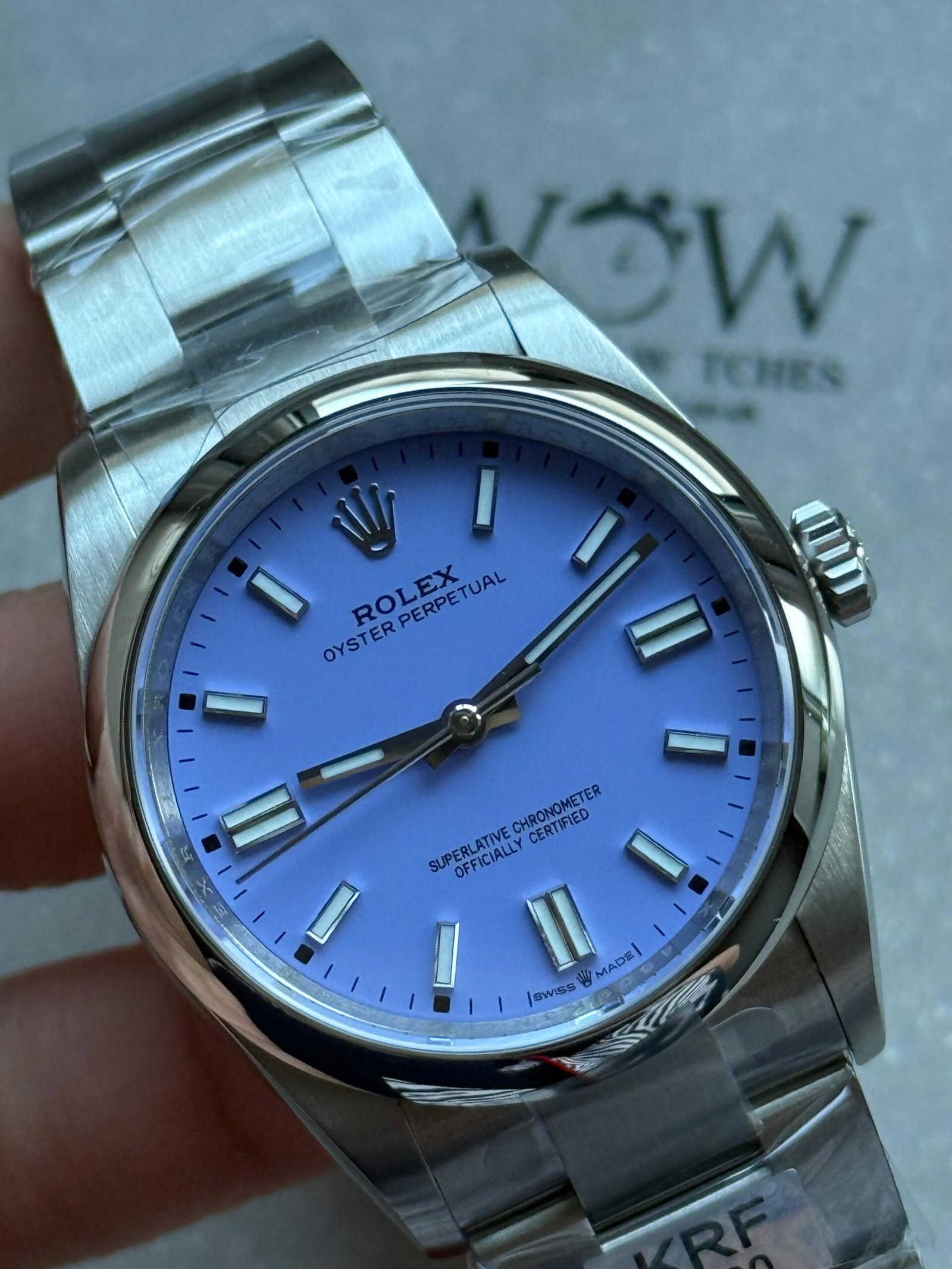 Oyster Perpetual 126000 36mm KRF 1:1 Best Edition 904L Steel Lavender Violett Dial A2824 - Image 2