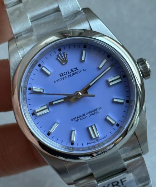 Oyster Perpetual 126000 36mm KRF 1:1 Best Edition 904L Steel Lavender Violett Dial A2824 - Image 4