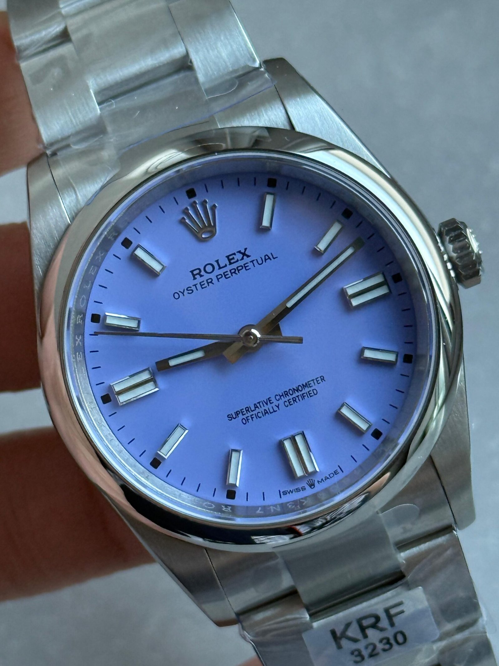 Oyster Perpetual 126000 36mm KRF 1:1 Best Edition 904L Steel Lavender Violett Dial A2824 - Image 4