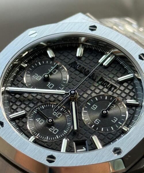 Royal Oak Chrono 26240 SS DDF Best Edition Black Dial on SS Bracelet DD4401 - Image 6
