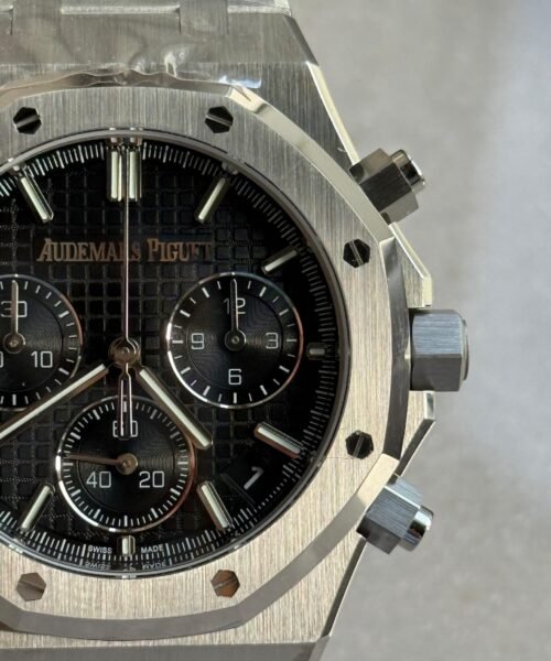 Royal Oak Chrono 26240 SS DDF Best Edition Black Dial on SS Bracelet DD4401 - Image 5