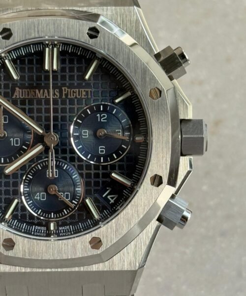 Royal Oak Chrono 26240 SS DDF 1:1 Best Edition Blue Dial on SS Bracelet DD4401 - Image 4