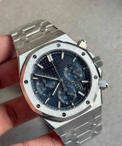 Royal Oak Chrono 26240 SS DDF 1:1 Best Edition Blue Dial on SS Bracelet DD4401 - Image 5