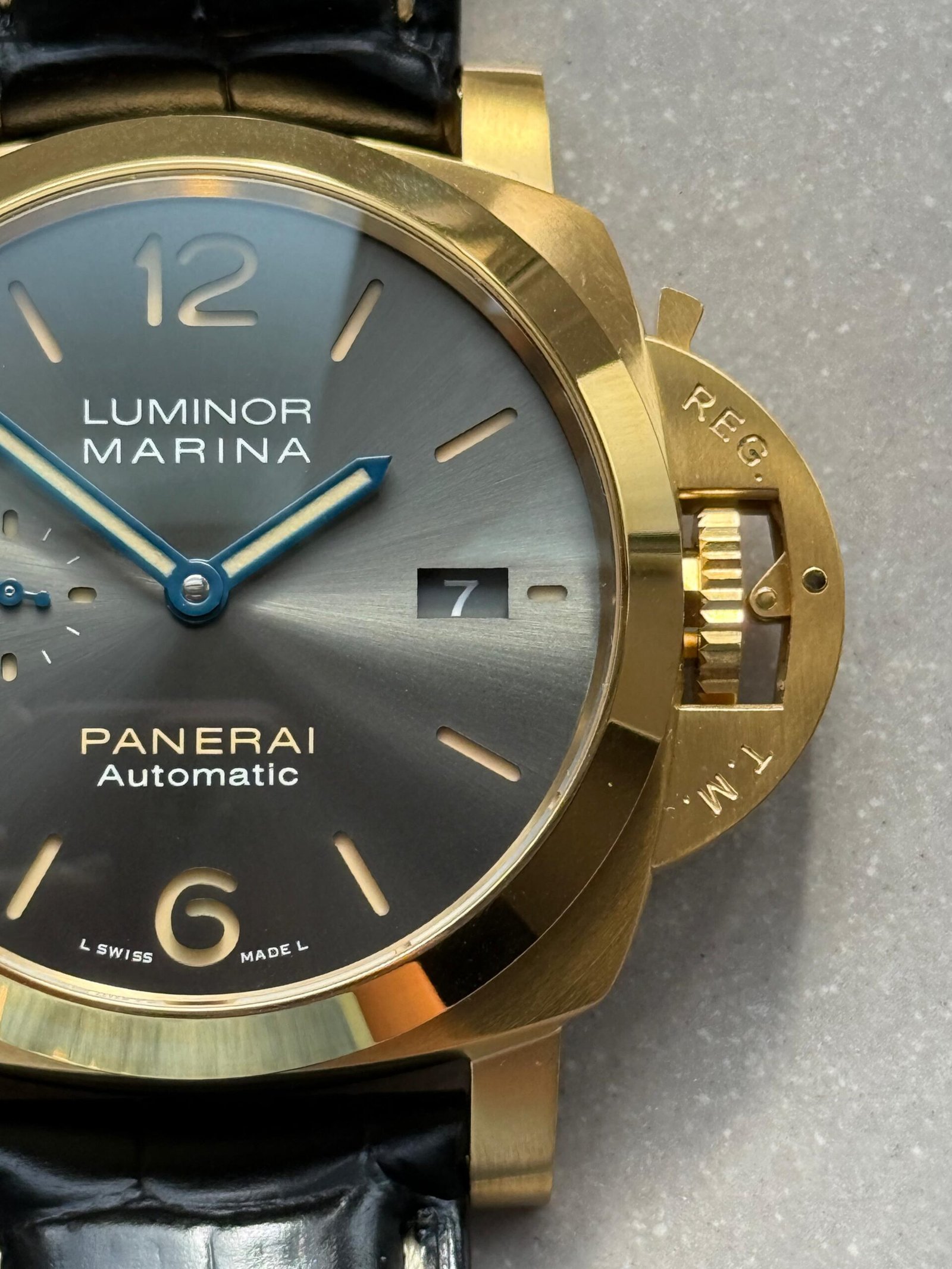 PAM1115 W VSF 1:1 Best Edition Gray Dial on Black Leather Strap P.9010 - Image 5
