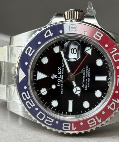 GMT-Master II 126710 BLRO Pepsi V3 904L SS VSF Best Edition Black Dial On Oyster Bracelet DD3285 CHS - Image 5