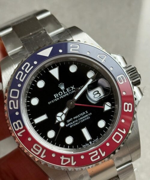 GMT-Master II 126710 BLRO Pepsi V3 904L SS VSF Best Edition Black Dial On Oyster Bracelet DD3285 CHS - Image 2