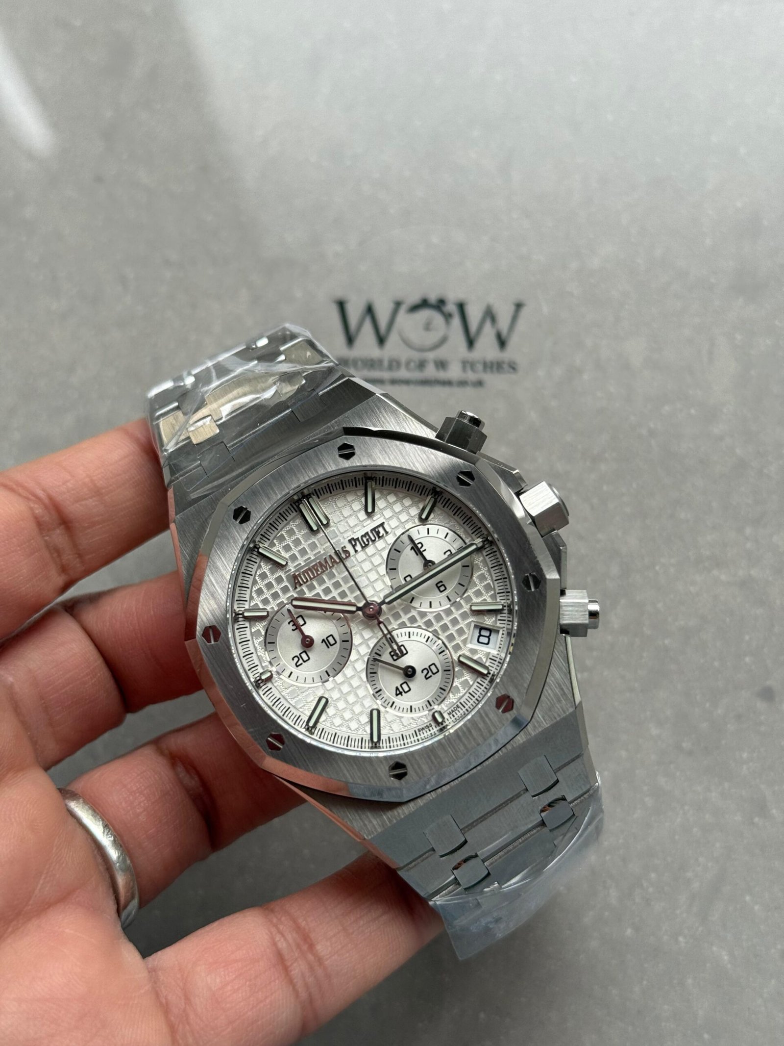 Royal Oak Chrono 26240 SS DDF 1:1 Best Edition silver Dial on SS Bracelet DD4401