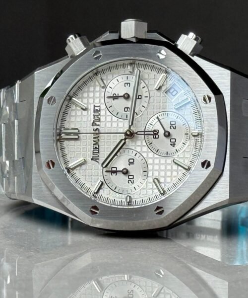 Royal Oak Chrono 26240 SS DDF 1:1 Best Edition silver Dial on SS Bracelet DD4401 - Image 8