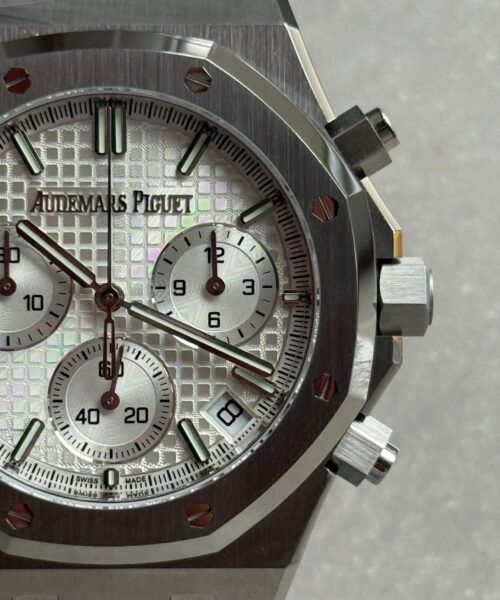 Royal Oak Chrono 26240 SS DDF 1:1 Best Edition silver Dial on SS Bracelet DD4401 - Image 5