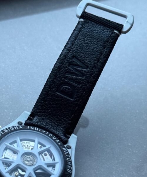 Daytona DIW Porsche 911 S/T White Carbon SOp NIC 1:1 Best Edition Blue Dial on Black Nylon Strap SA4130 - Image 15