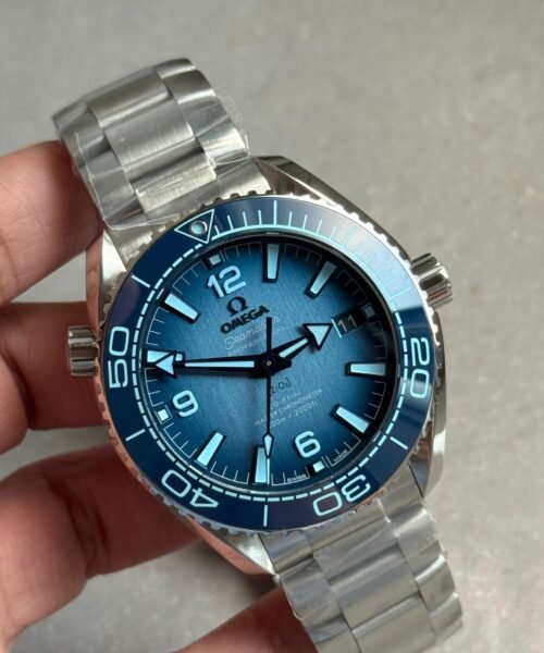Seamaster planet ocean 39.5mm VSF Best Edition Summer Blue Dial on SS Bracelet VS8800 V4 - Image 3