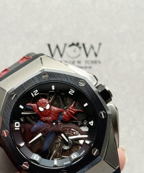 Royal Oak Concept Tourbillon “Spider-Man” QPF Best Edition on Rubber Strap - Image 2