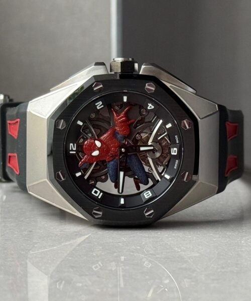 Royal Oak Concept Tourbillon “Spider-Man” QPF Best Edition on Rubber Strap - Image 6