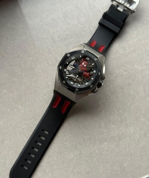 Royal Oak Concept Tourbillon “Spider-Man” QPF Best Edition on Rubber Strap - Image 12