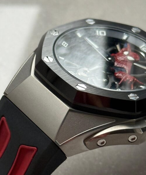Royal Oak Concept Tourbillon “Spider-Man” QPF Best Edition on Rubber Strap - Image 9