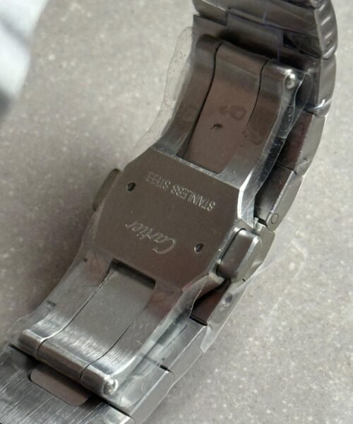 Santos Skeleton SS MLF Skeleton Green Dial on SS SmartLink Bracelet 9611MC SC - Image 12