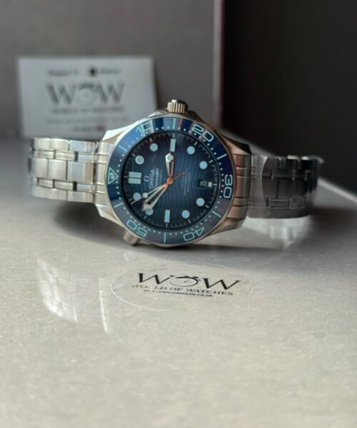 Seamaster 300 VSF 1:1 Best Edition Summer Blue Dial on SS Bracelet A8800 - Image 4