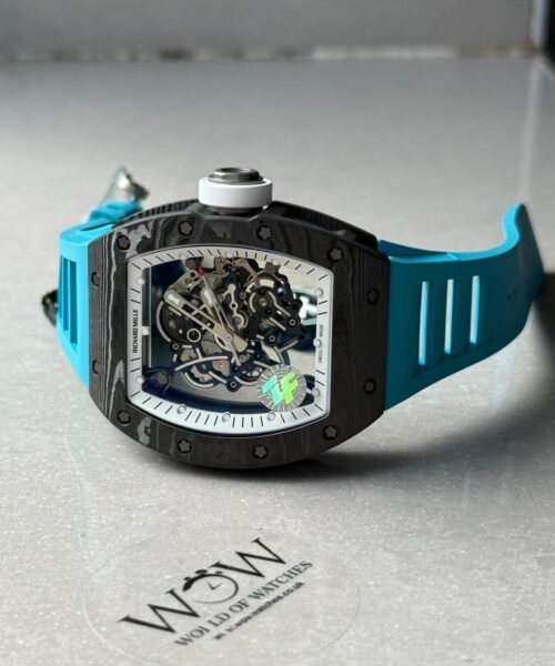 RM055 NTPT ZF Best Edition Blue Bezel Blue Crown on Rubber Strap RMUL2 - Image 5