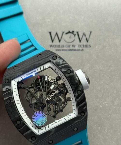 RM055 NTPT ZF Best Edition Blue Bezel Blue Crown on Rubber Strap RMUL2 - Image 6