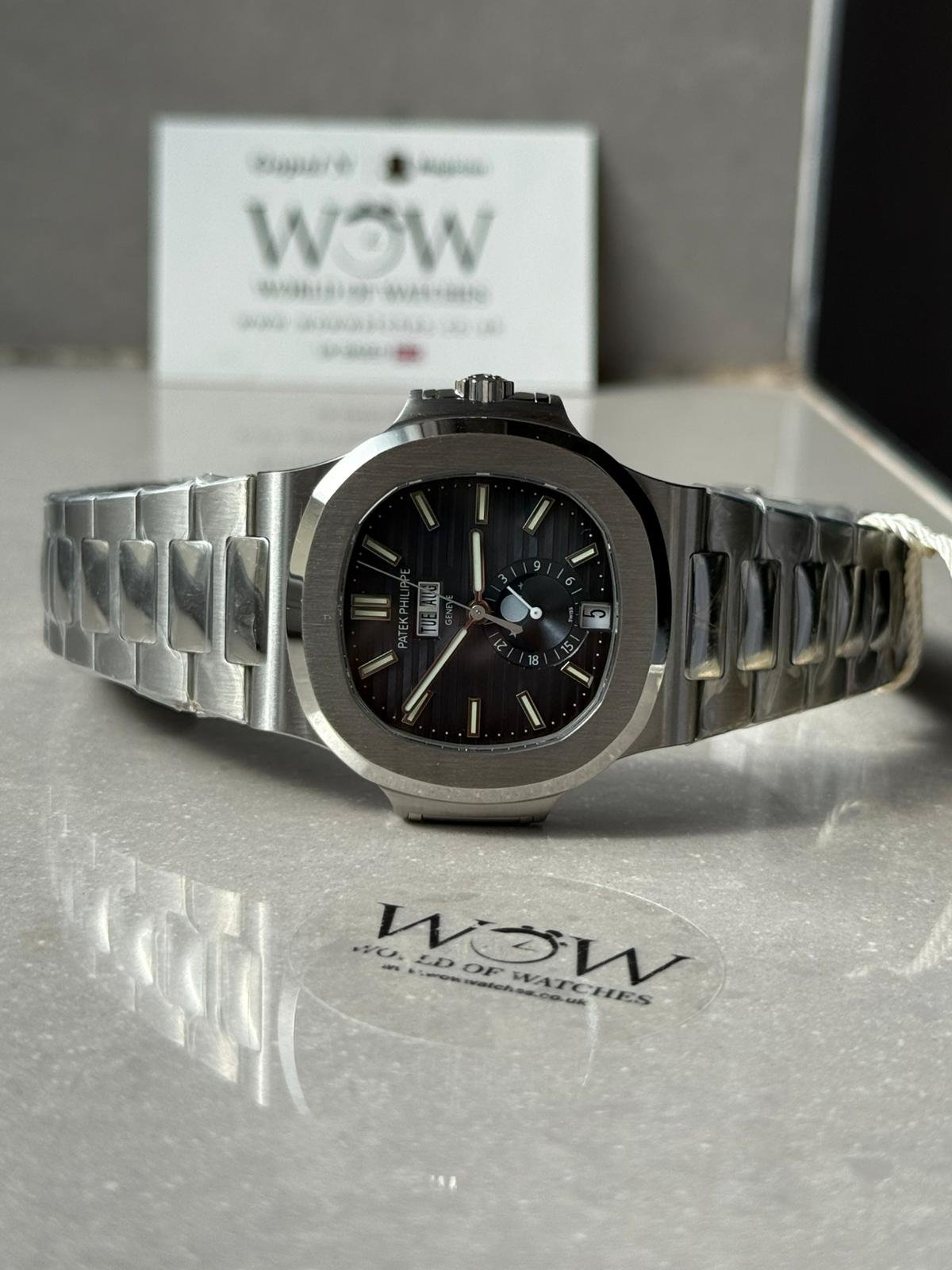 Patek Philippe Nautilus 5726 Full Function Moonphase PPF Best Blue Dial A324 - Image 9