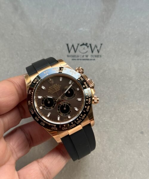 DAYTONA 116515"Chocolate" BTF BEST EDITION BROWN DIAL ON OYSTERFLEX RUBBER STRAP SA4130 V2