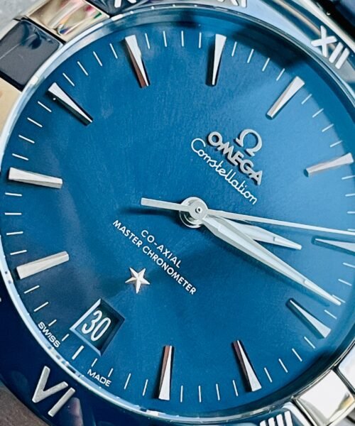Constellation Blue Ceramic SS 8F 1:1 Best Edition Blue Dial on Blue Gummy Strap A8900 - Image 6
