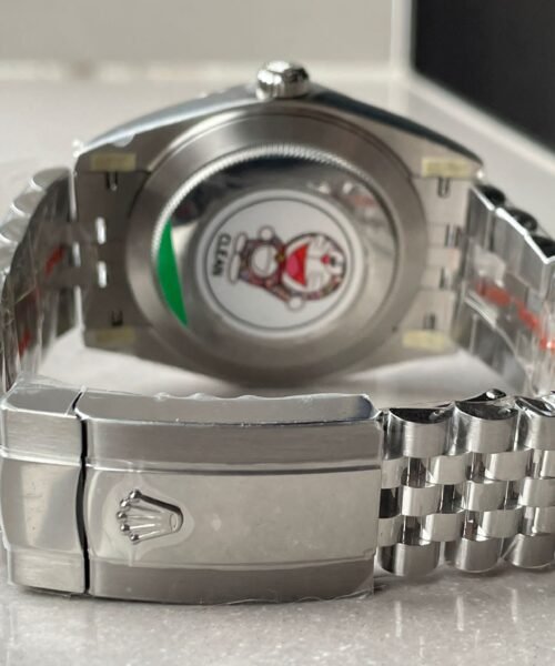 DateJust Men 41mm "wimbledon"SS Grey textured Dial Roman Markers with Jubilee Bracelet - Image 10