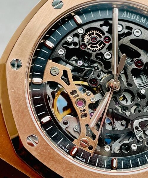 Royal Oak 41mm Openworked 15407 RG APSF 1:1 Best Edition on RG Bracelet A3132 - Image 9