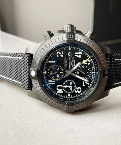Avenger Bandit DLC GF 1:1 Best Edition Black Dial on Black Nylon Strap A7750 - Image 3