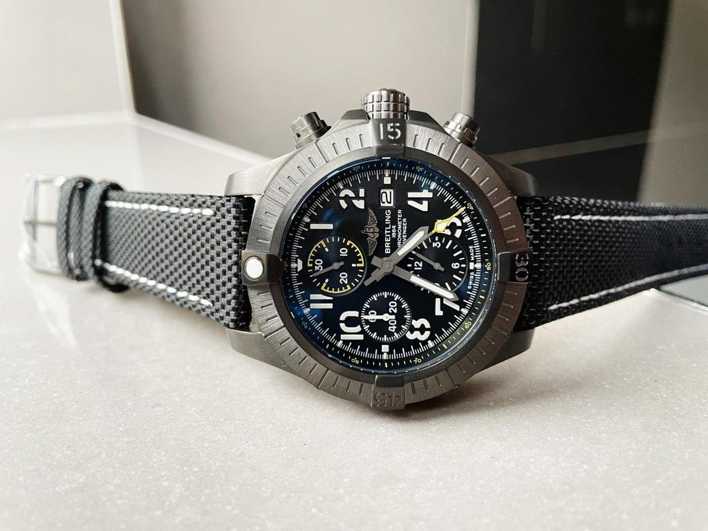Avenger Bandit DLC GF 1:1 Best Edition Black Dial on Black Nylon Strap A7750 - Image 3