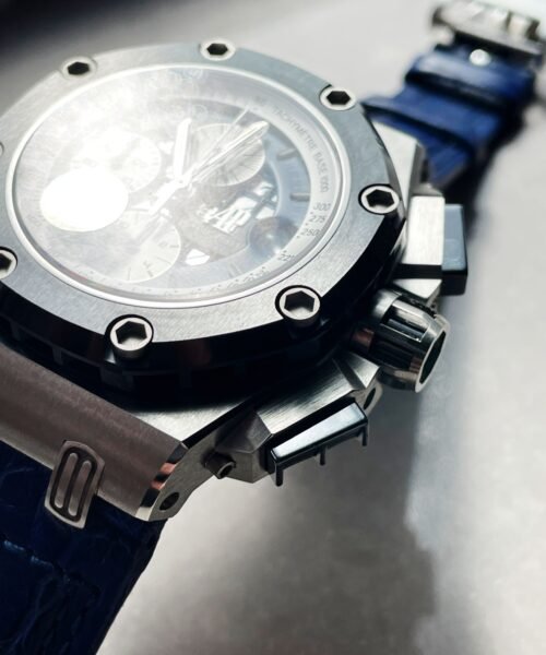 Royal Oak Offshore Rubens Barrichello Ii 26078PO Blue Dial Blue leather Strap - Image 13