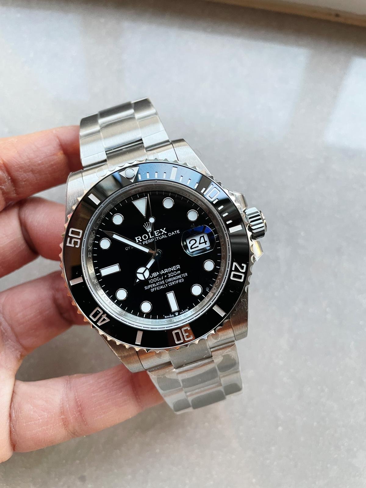 Submariner 41mm 126610 LN Black Ceramic 904L Steel VSF Best Edition VS3235