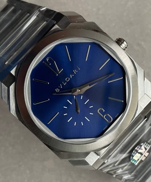 Octo Finissimo 40 mm BVF Blue dial on 316L stainless steel strap 2824 - Image 8