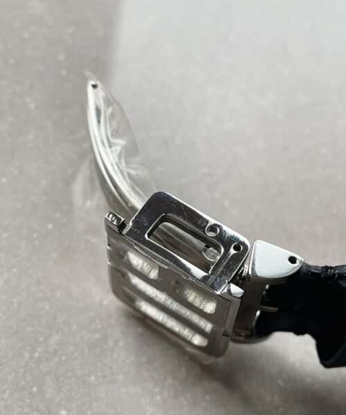 RB HOMMAGE TOURBILLON RDDBHO0558 WHITE DIAL ON BLACK LEATHER STRAP. - Image 19