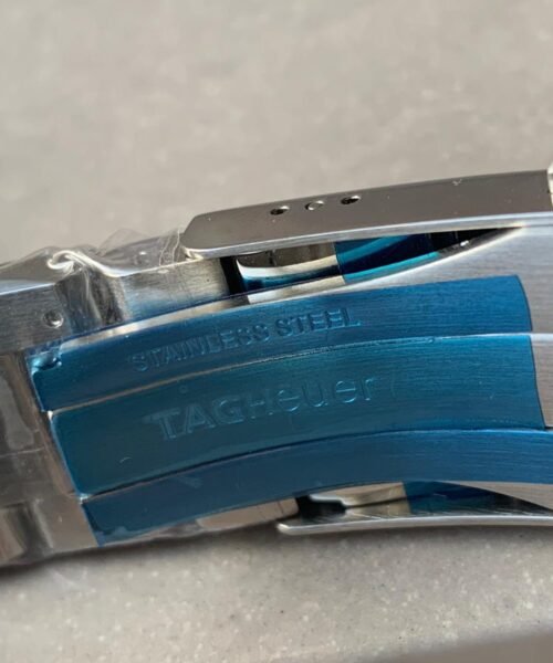 Aquaracer Calibre 5 SS 41mm OGF 1:1 Best Edition steel Bezel Green Dial on SS Bracelet SW200 - Image 9