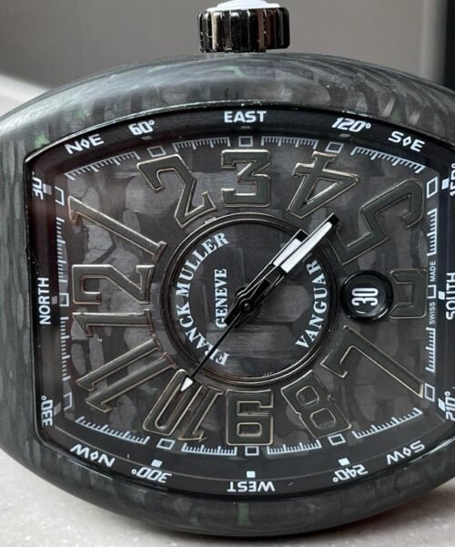 Vanguard Automatic Carbon Black/Green Carbon Dial on Black Nylon/Rubber Strap NH35A - Image 4
