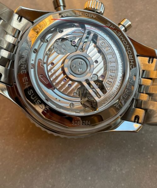 Navitimer 01 1:1 SS Green Dial on Steel Strap A7750 BLS Factory - Image 8