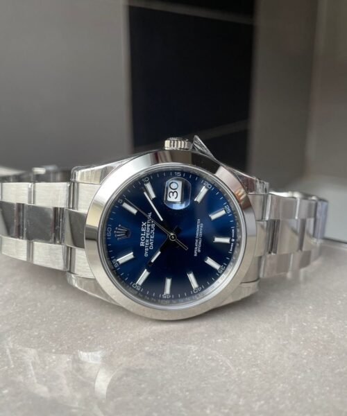 DateJust 41 126300 904L SS VSF Best Edition Blue Dial on Oyster Bracelet VS3235 - Image 10