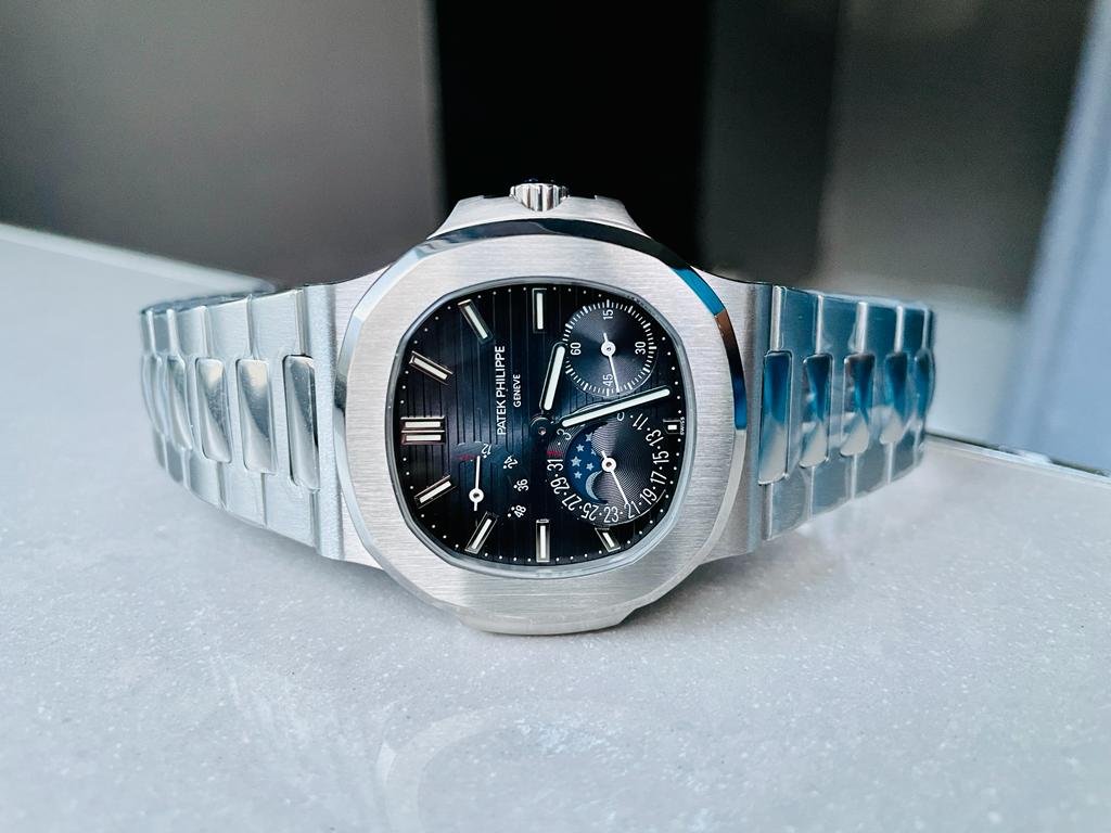 Nautilus 5712 SS PPF Best Edition Blue Dial on SS Bracelet A240 V2 - Image 6