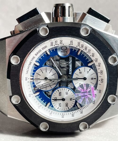 Royal Oak Offshore Rubens Barrichello Ii 26078PO Blue Dial Blue leather Strap - Image 10