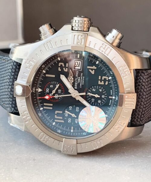 Avenger Bandit Titanium GF 1:1 Best Edition Gray Dial on Gray Nylon Strap A7750 - Image 6