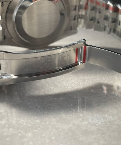 DateJust 41  SS VSF 1:1 Best Edition 904L Steel Blue Textured Dial on SS Jubilee bracelet - Image 12